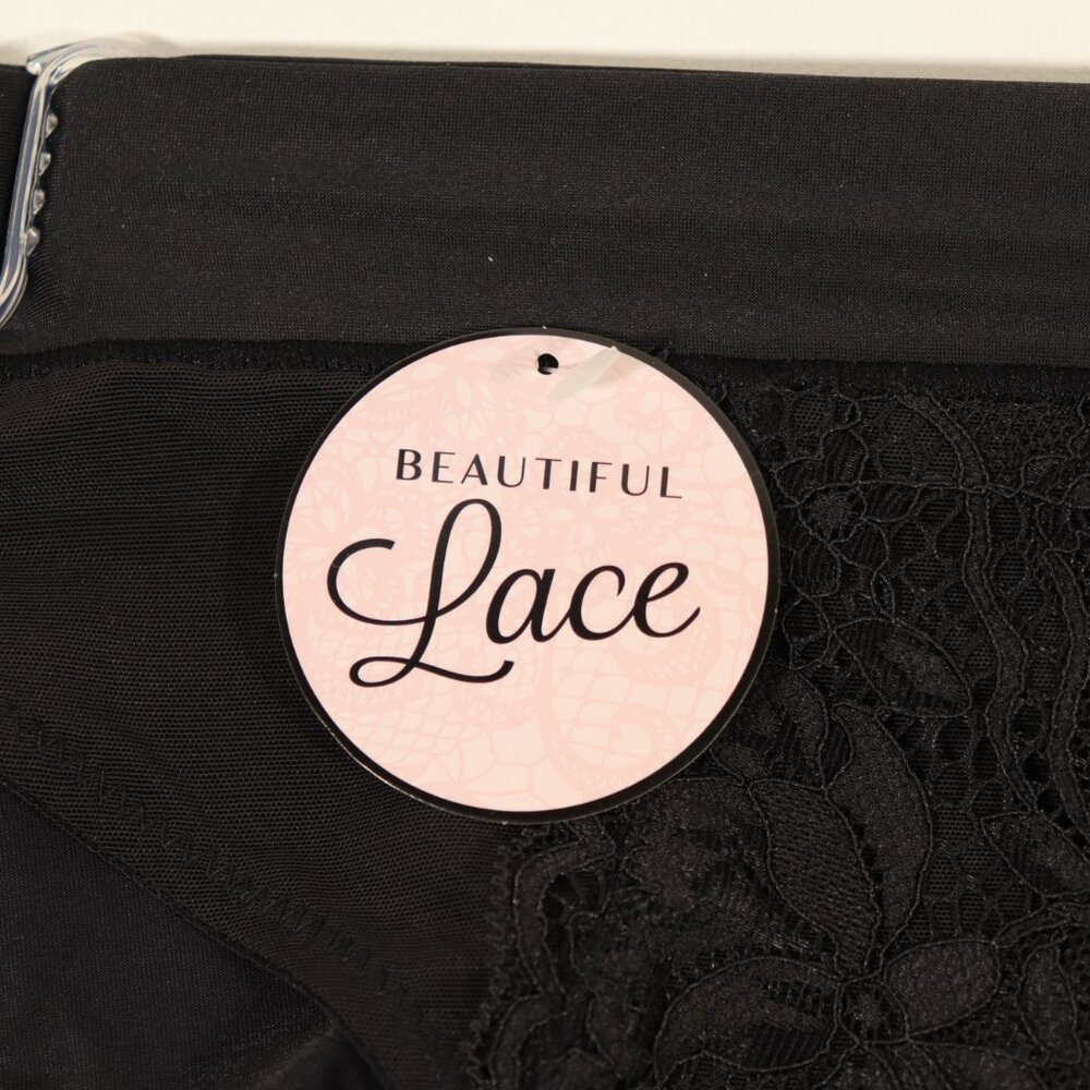 NWT Bali One Smooth U Hi-Cut Panties in Black #DHLCHC Size Small - Picture 3 of 9